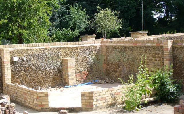 Existing stone wall