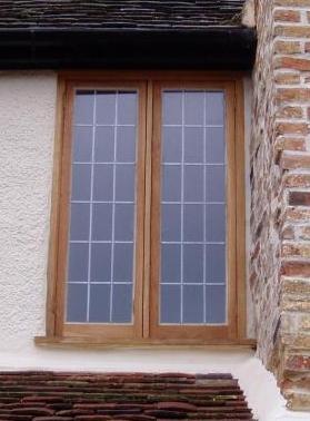 Small oak window