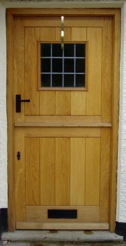 Oiled oak stable door